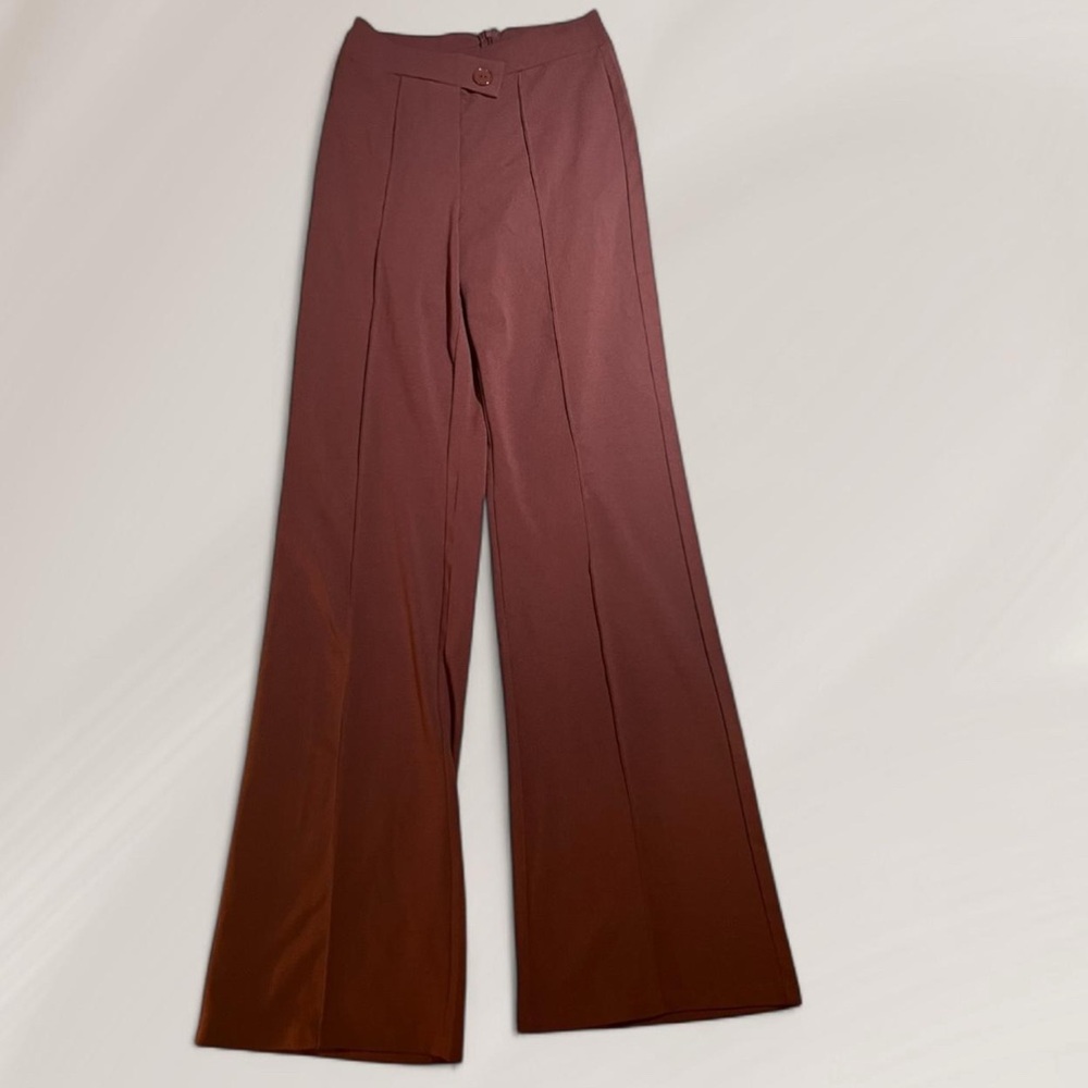 Fashion Nova Wide Leg Brown Pants